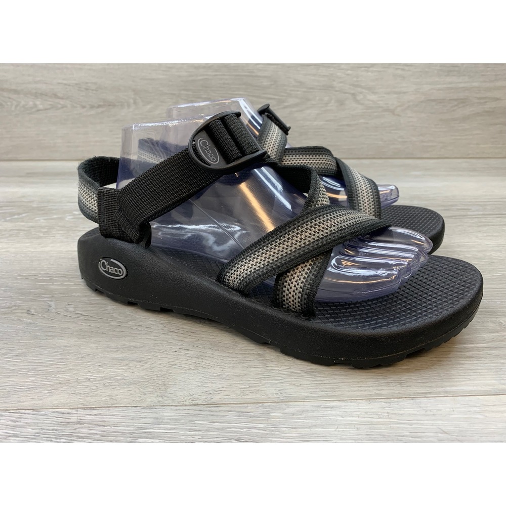 Chaco Z1 Classic Women's Sandals 9 Black Grey Strappy Athletic Outdoor Shoes